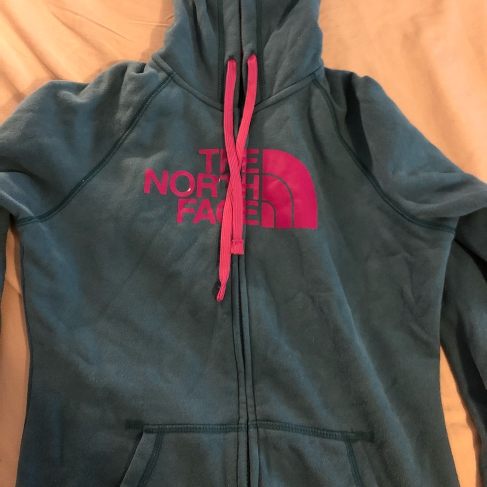 north face zip up never worn